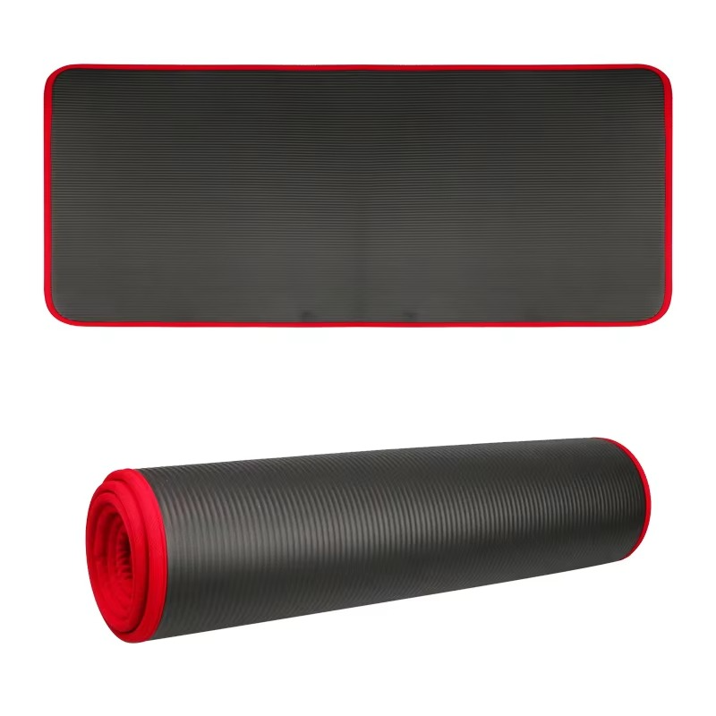Premium 0.39inch Grip Yoga and Exercise Mat with Strap - Hehif