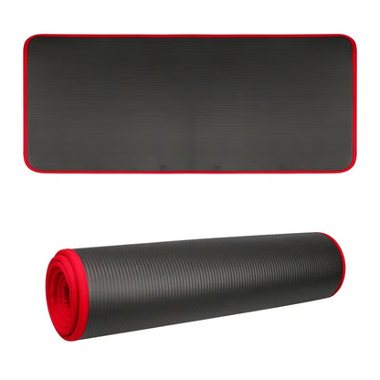 Premium 0.39inch Grip Yoga and Exercise Mat with Strap - Hehif