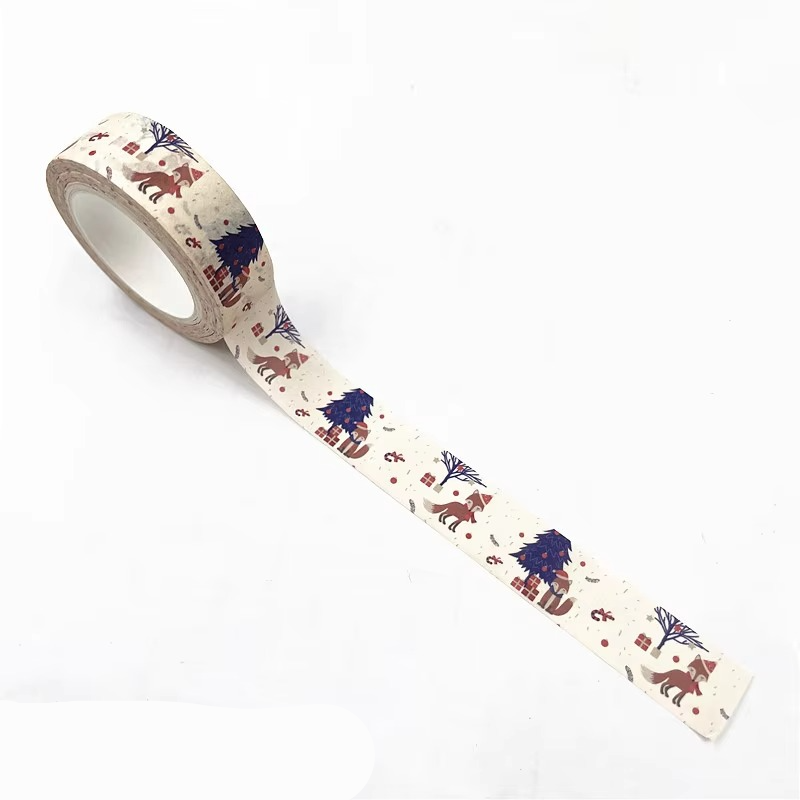 Fun Holiday Craft Tape with Snowflakes and Reindeer