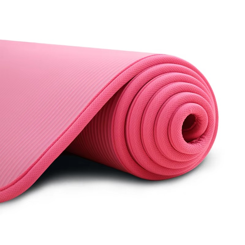 Premium 0.39inch Grip Yoga and Exercise Mat with Strap