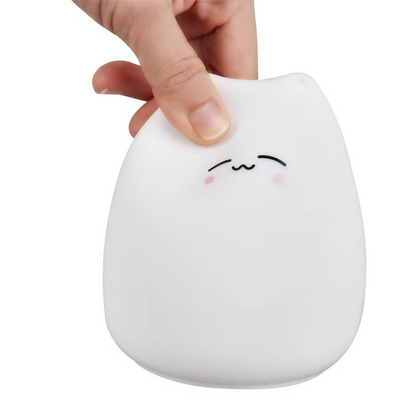 Colorful Kitty LED Nightlight with Touch Control - Hehif