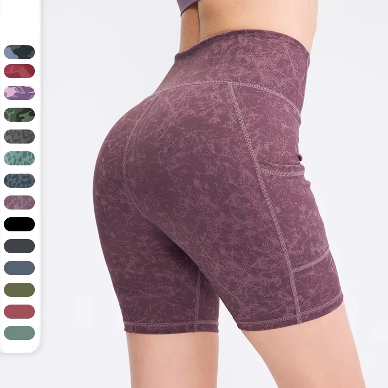 Women's Comfortable Fitness Shorts with Pockets - Hehif
