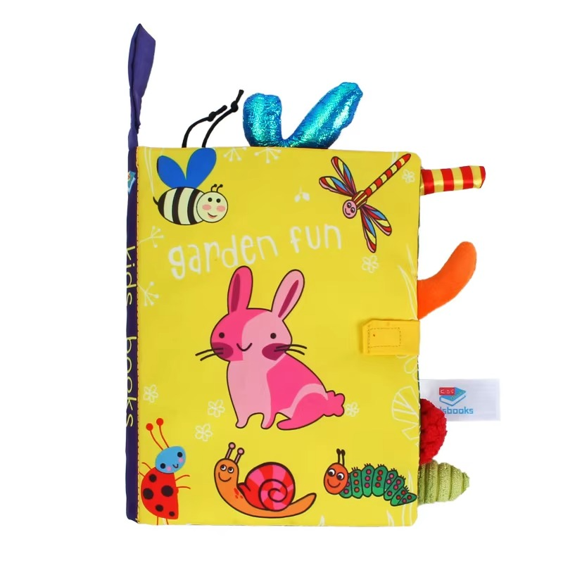 Cute Interactive Baby Book with Sounds and Textures