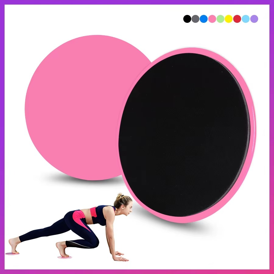 Low Impact Core Gliders for Home Exercise & Yoga