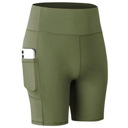 Women's Comfortable Fitness Shorts with Pockets