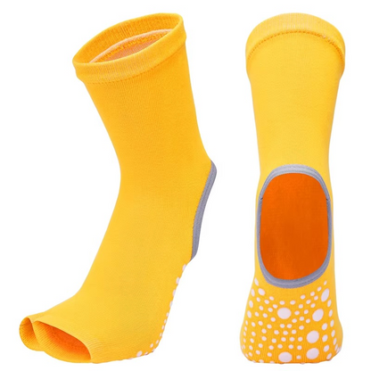 Grip Yoga Socks for Women Cotton Non Slip Athletic Socks