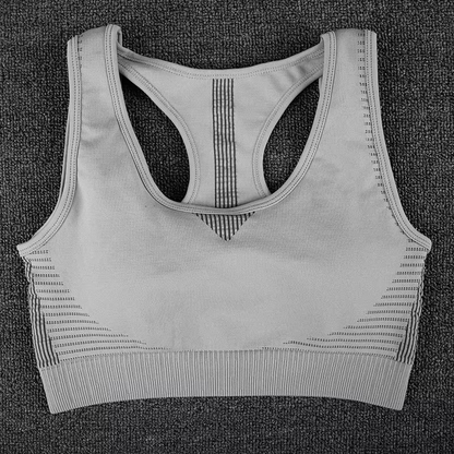Women's High Impact Sports Bra Comfort Fit Running Yoga Top