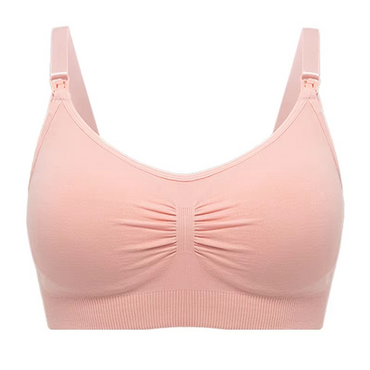 Comfortable Full Figure Maternity Bra, Wireless Nursing Bralette - Hehif