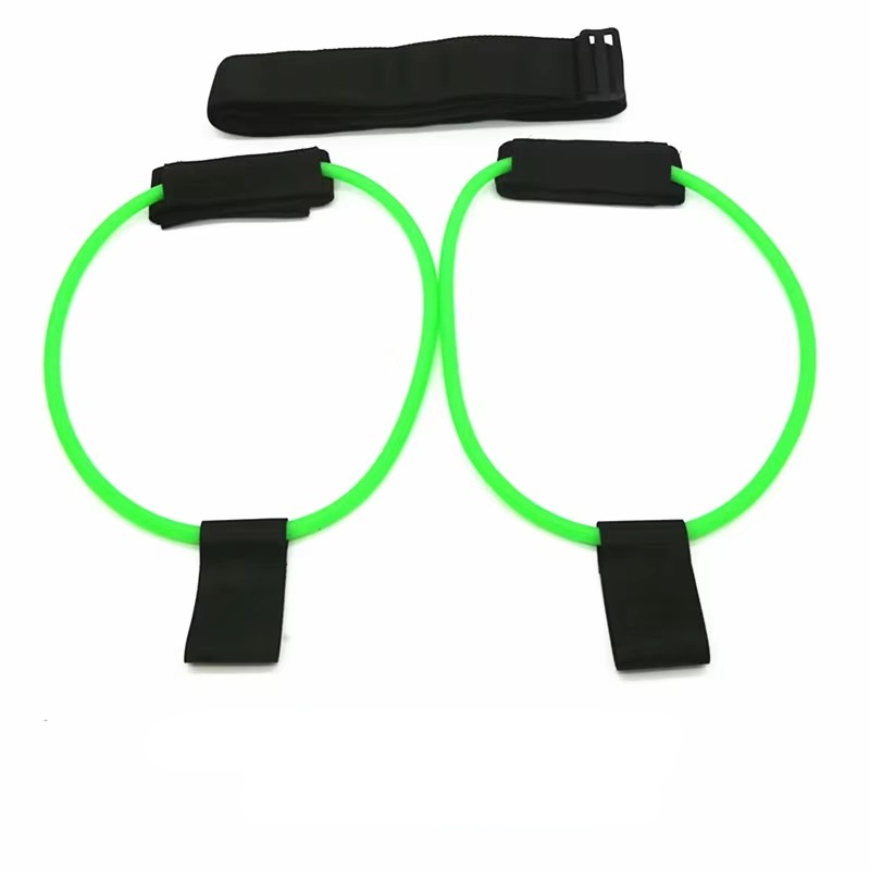 Adjustable Fitness Belt with Resistance Bands for Leg Workouts