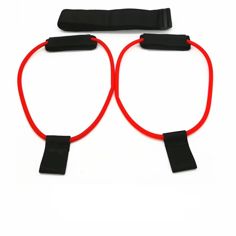Adjustable Fitness Belt with Resistance Bands for Leg Workouts