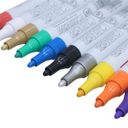 Durable Car Tire Marker Pen, Long Lasting Paint