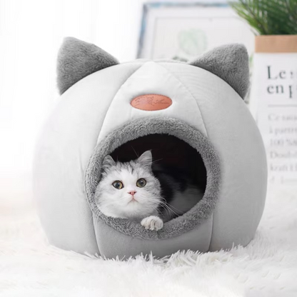 Warm Fleece Pet Bed for Cats and Small Dogs