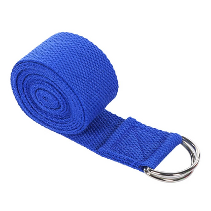 Durable Yoga Strap with Metal Buckle for Fitness Stretching