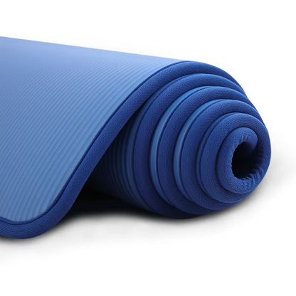 Premium 0.39inch Grip Yoga and Exercise Mat with Strap