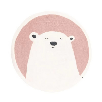 Soft Plush Baby Playmat with Cute Animal Design