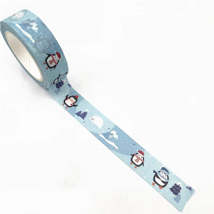 Fun Holiday Craft Tape with Snowflakes and Reindeer