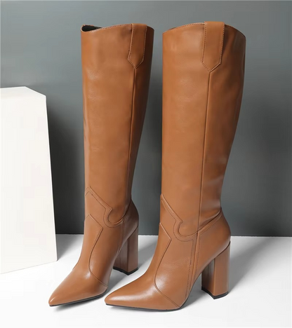 Trendy Women's High Heel Riding Boots