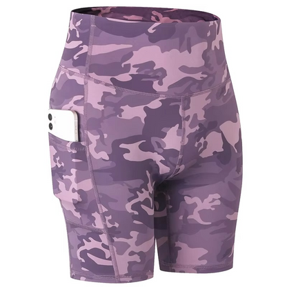 Women's Comfortable Fitness Shorts with Pockets