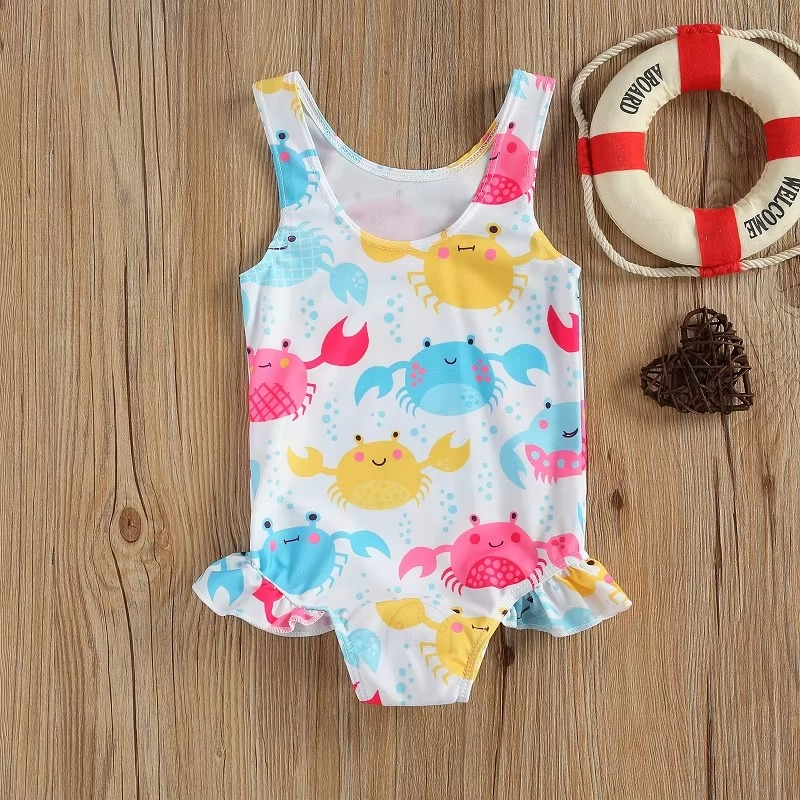 Comfortable Baby Girl Swimsuit, Lightweight Summer Swimwear