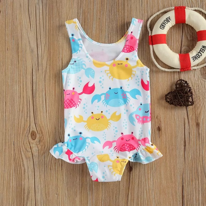 Comfortable Baby Girl Swimsuit, Lightweight Summer Swimwear