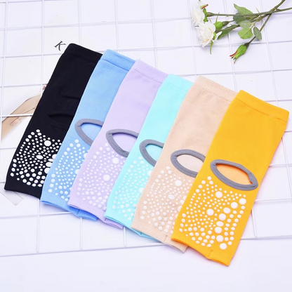 Grip Yoga Socks for Women Cotton Non Slip Athletic Socks