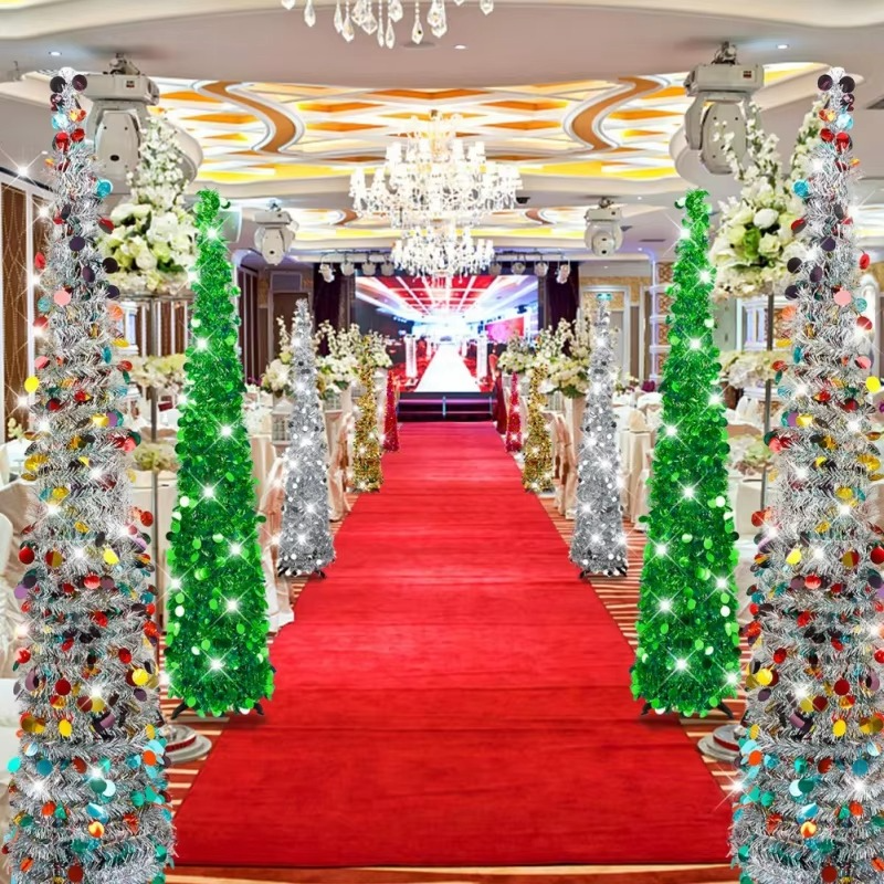Easy Setup Sparkling 5ft Christmas Tree Decorative Artificial Tree