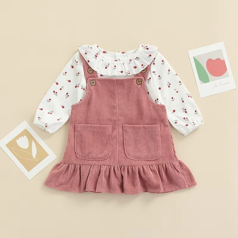 Adorable Baby Girls Clothes Set with Skirt and Headband