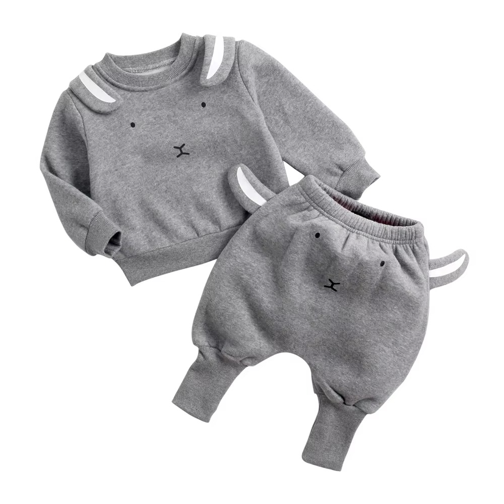 Soft Baby Clothes Set Long Sleeve Top and Pants