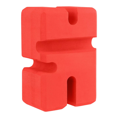 Heavy Duty Foam Barbell Trainer Block for Home Gym