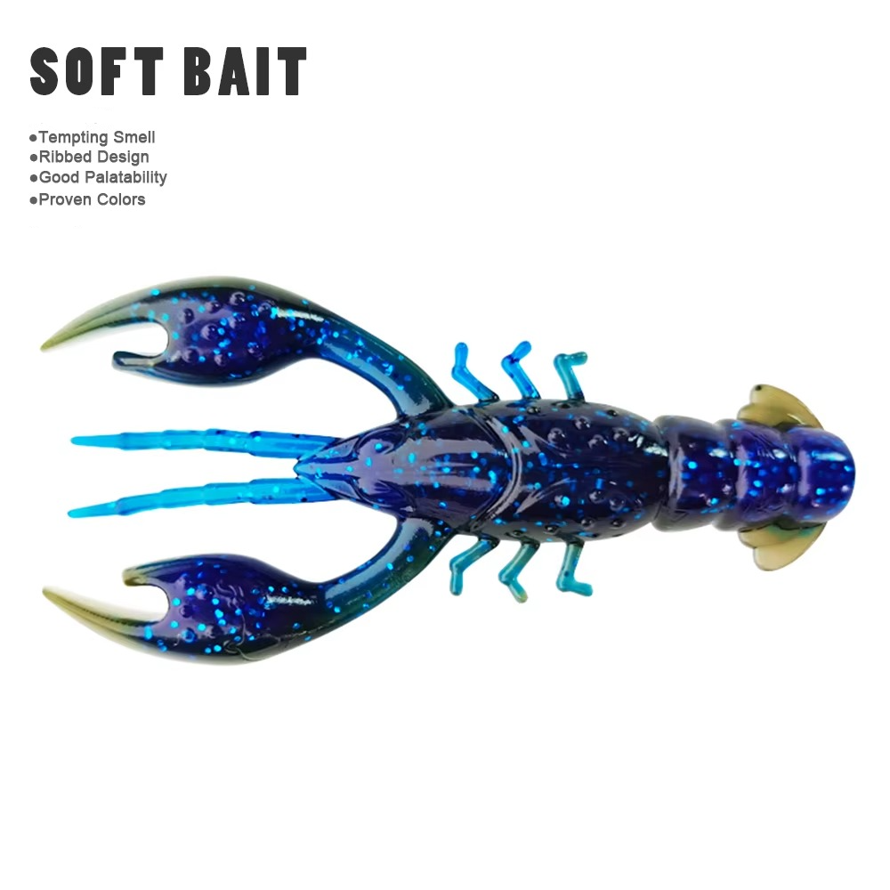 Premium Soft Plastic Fishing Lures for Bass Fishing