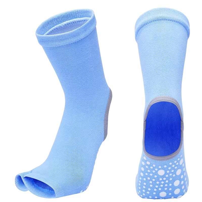 Grip Yoga Socks for Women Cotton Non Slip Athletic Socks