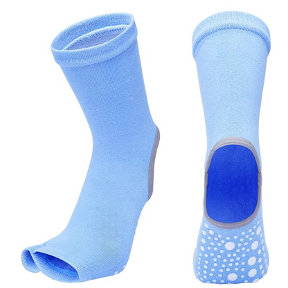 Grip Yoga Socks for Women Cotton Non Slip Athletic Socks