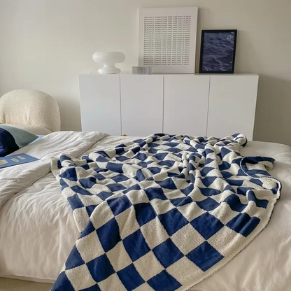 Cozy Plaid Throw Blanket