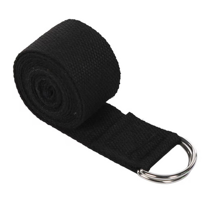Durable Yoga Strap with Metal Buckle for Fitness Stretching