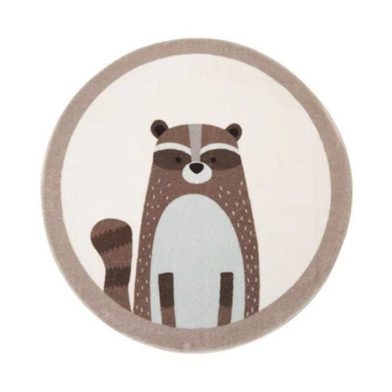 Soft Plush Baby Playmat with Cute Animal Design