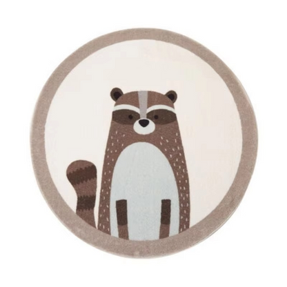 Soft Plush Baby Playmat with Cute Animal Design