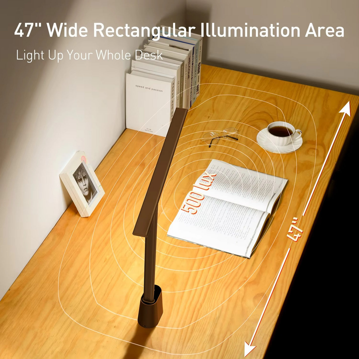 Adjustable Bright LED Table Lamp with Eye Care
