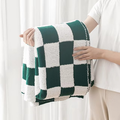 Cozy Plaid Throw Blanket