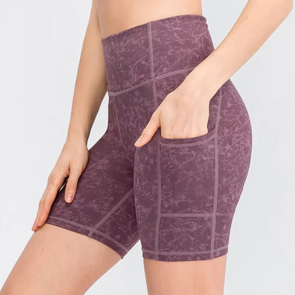 Women's Comfortable Fitness Shorts with Pockets
