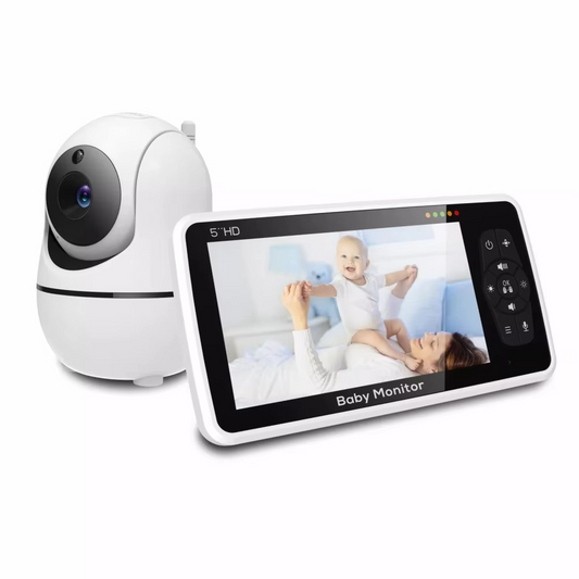 Large Screen Baby Video Monitor with Camera and Audio - Hehif