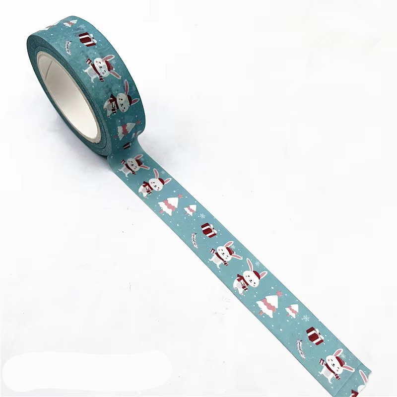 Fun Holiday Craft Tape with Snowflakes and Reindeer