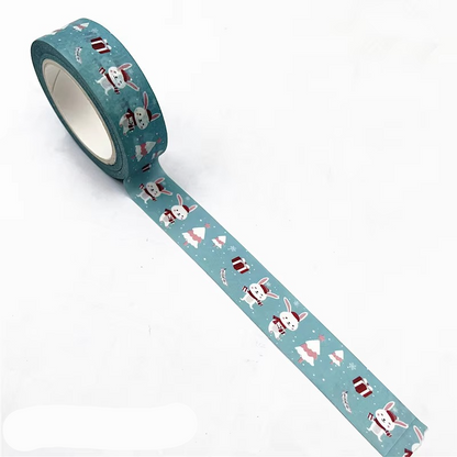 Fun Holiday Craft Tape with Snowflakes and Reindeer