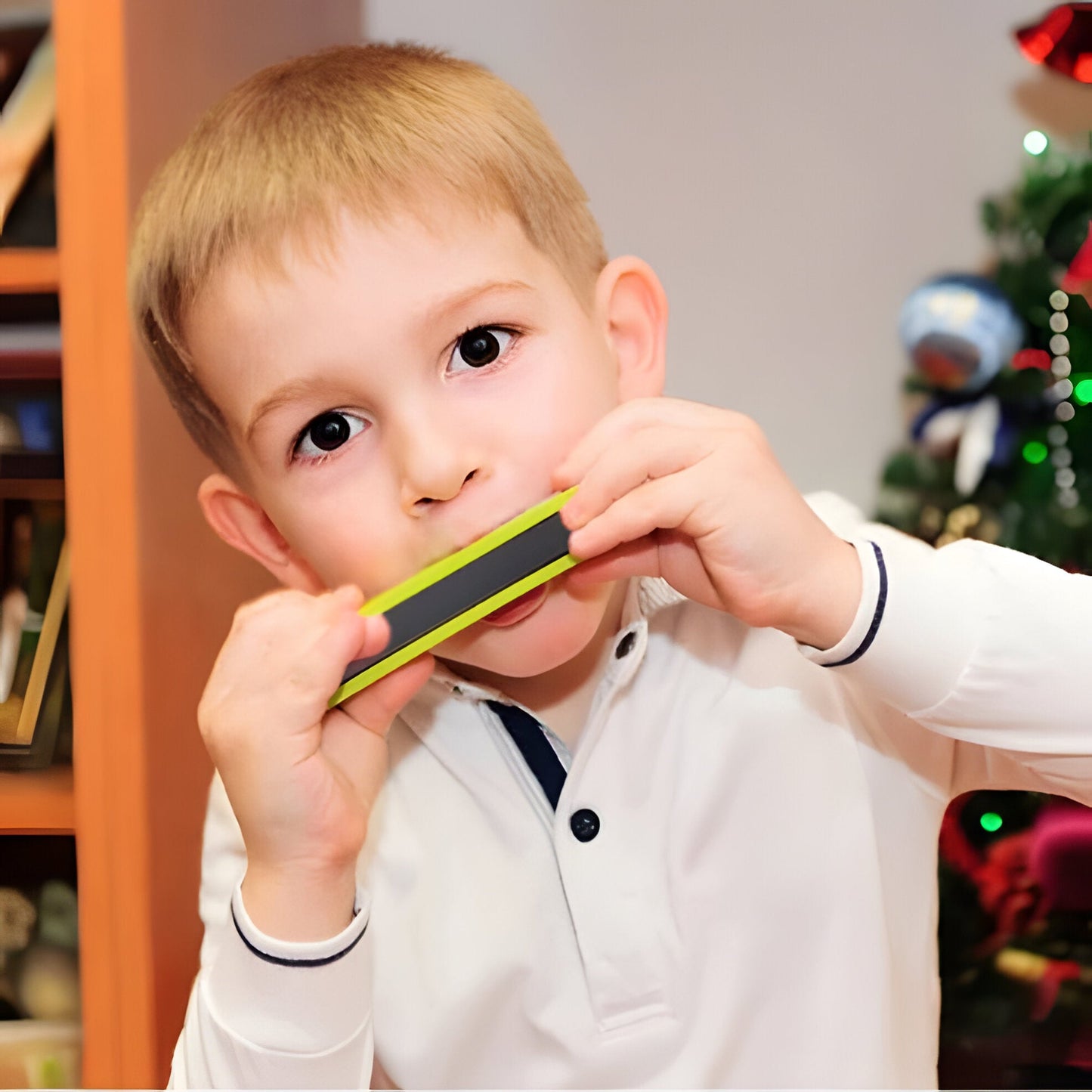 Kid's Easy Play Wooden Harmonica