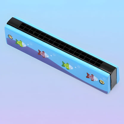 Kid's Easy Play Wooden Harmonica
