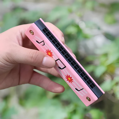 Kid's Easy Play Wooden Harmonica