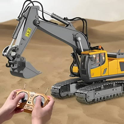 Fun Toy Bulldozer and Digger Truck Set for Kids