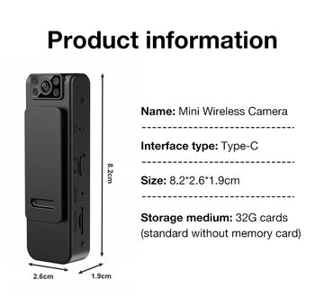 Small Portable Video Camera With Sound