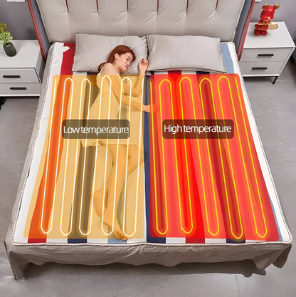 Soft Electric Blanket with Adjustable Heat Settings