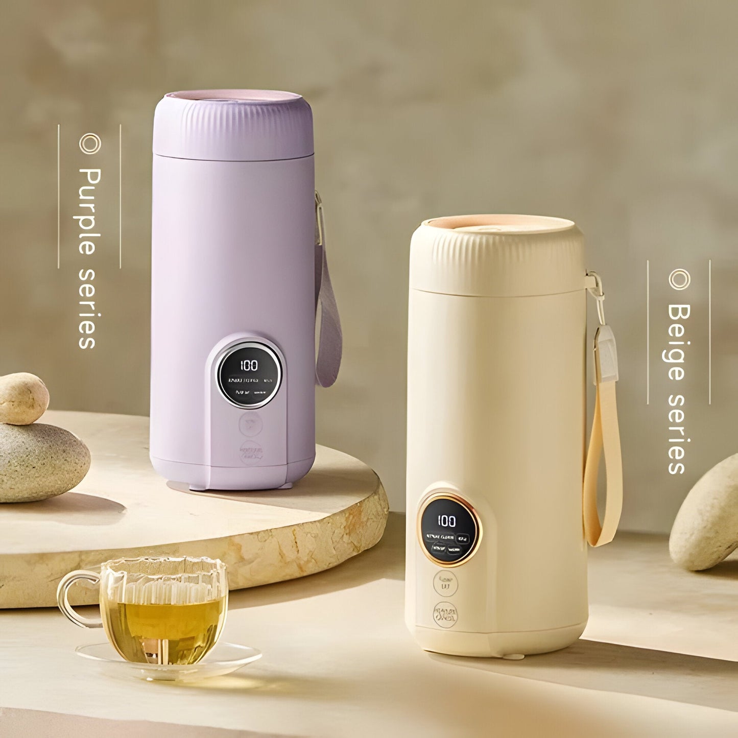 Compact Travel Electric Kettle, Portable Hot Water Boiler