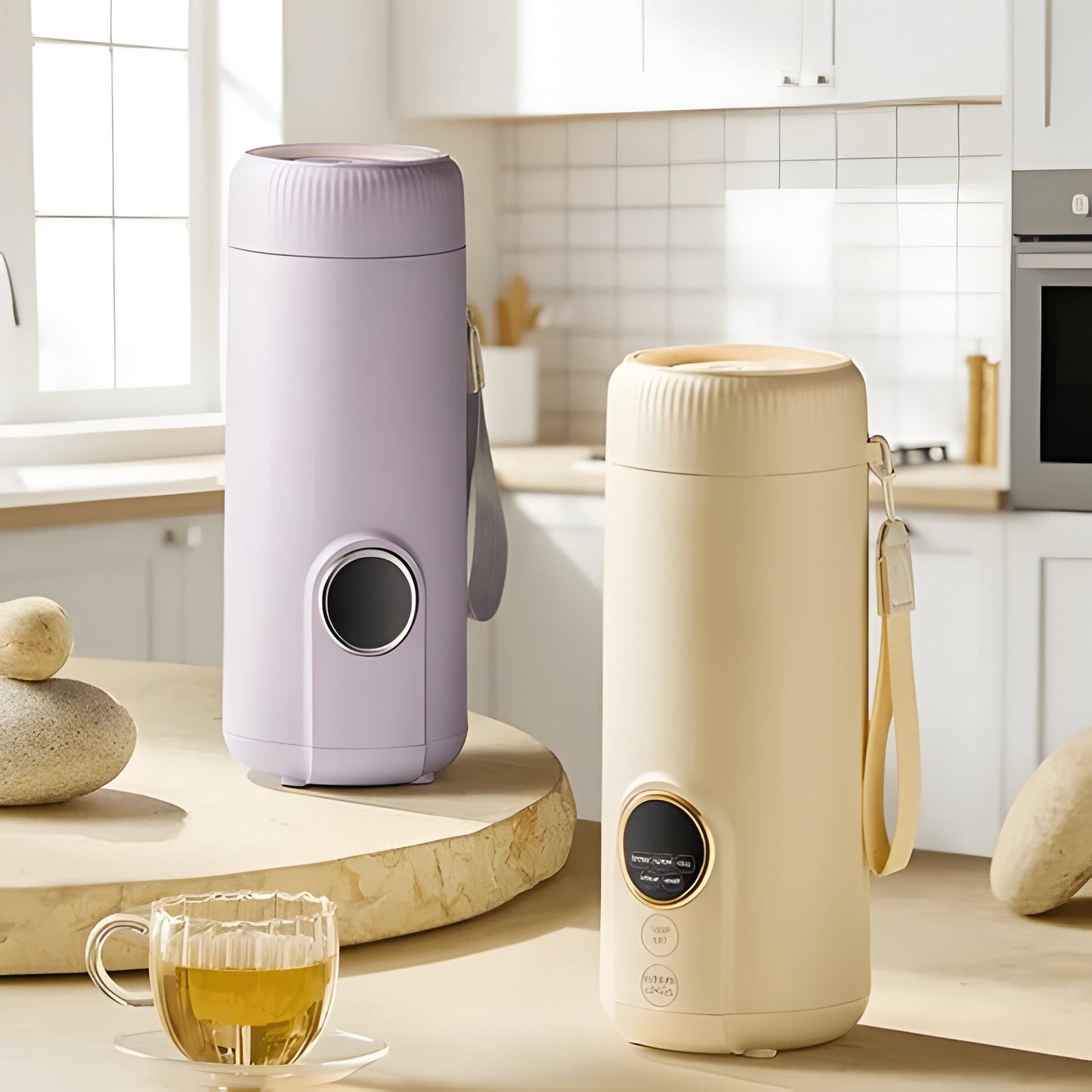 Compact Travel Electric Kettle, Portable Hot Water Boiler
